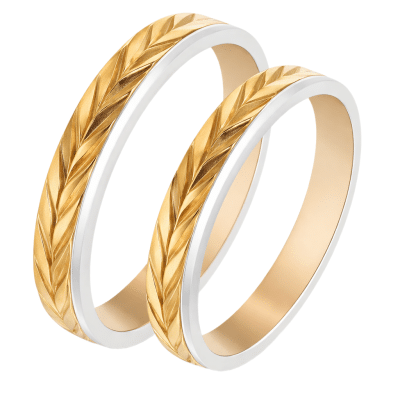 leaf-pattern-gold-rings-14k
