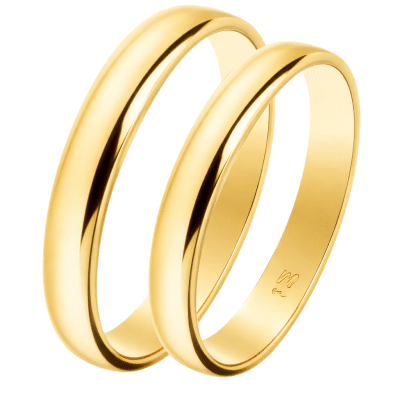 thin-gold-wedding-rings-14k-matte-polished