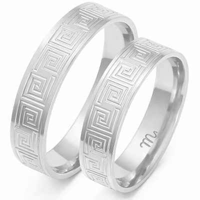 two-tone-gold-wedding-rings-14k-greek-key
