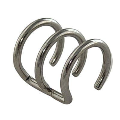 ear cuff ασημί χωρίς τρύπα