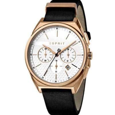 Ανδρικά Ρολόγια ESPRIT Slice Δερμάτινο Λουράκι ES1G062L0035