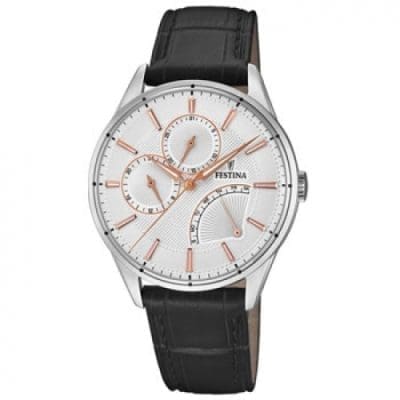 FESTINA Μαύρο Λουρί Χρονογράφος  F16974-1