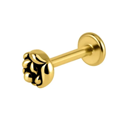 Helix Piercing Τριαντάφυλλο Χρυσό Minimal Design SS186B