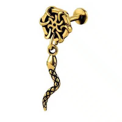 helix piercing φίδι κρεμαστό