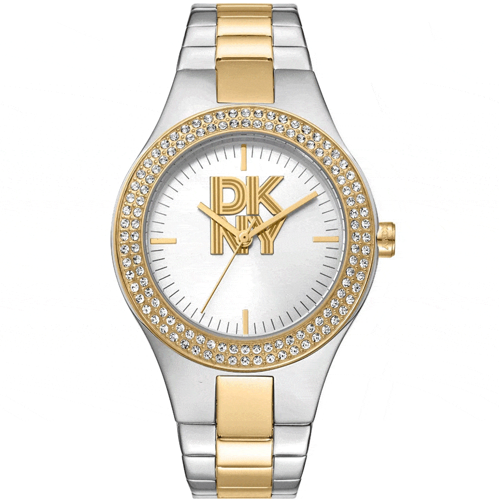 Γυναικείο ρολόι DKNY δίχρωμο – Με στρας & μεταλλικό μπρασελέ DK1L025M0075 Γυναικείο ρολόι DKNY δίχρωμο – Με στρας & μεταλλικό μπρασελέ DK1L025M0075