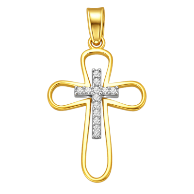 curved-open-yellow-gold-cross-zircon