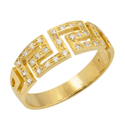 gold-ring-14k-meander-zircon-womens